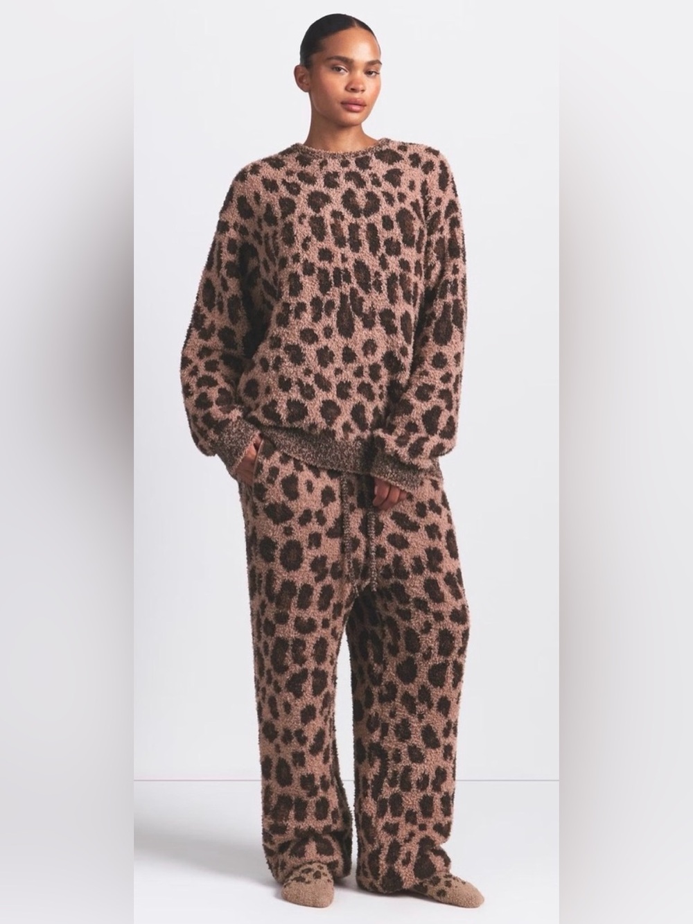 SKIMS Leopard Print lounge pants